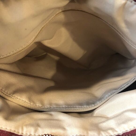 Coach maroon burgundy top zip shoulder bag - Picture 13 of 15